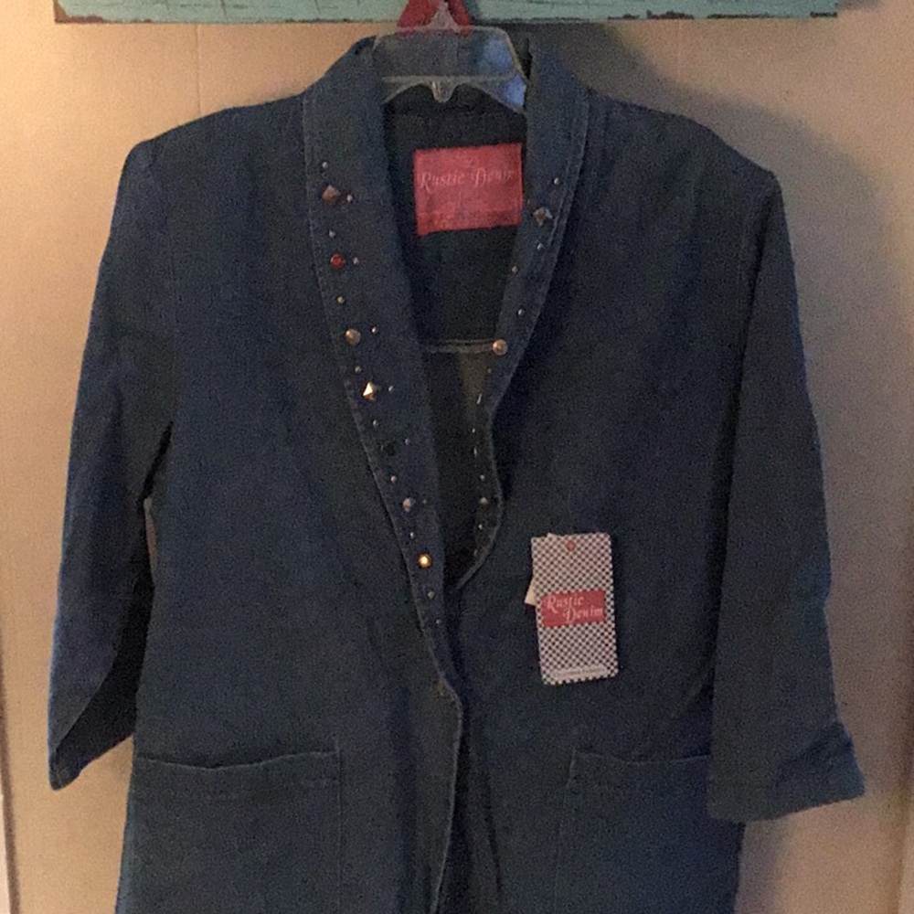 Ladies 2X denim jacket
